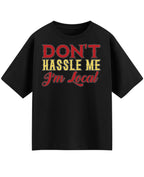 Black Oversized T-shirt Front Design