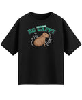 Black Oversized T-shirt Front Design