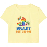 Equality Hurts No One Butter Yellow Tee
