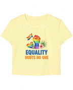 Equality Hurts No One Butter Yellow Tee