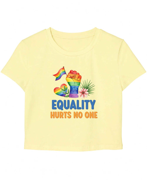 Equality Hurts No One Butter Yellow Tee