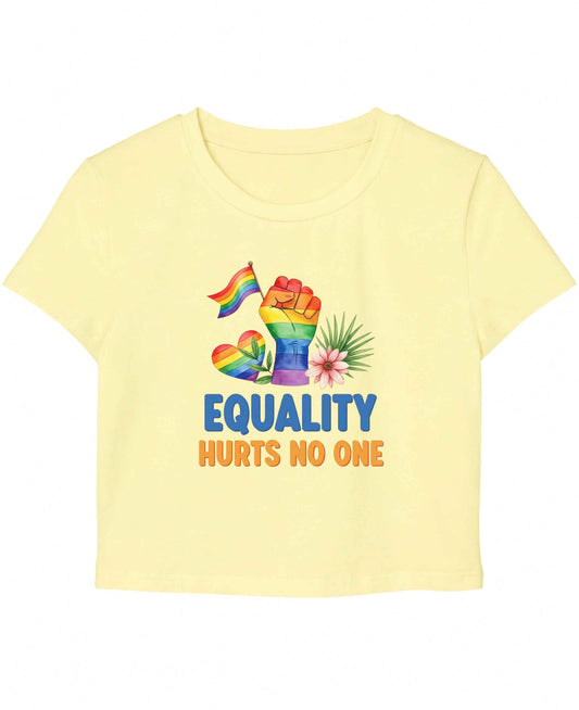 Equality Hurts No One Butter Yellow Tee
