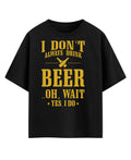 Black Oversized T-shirt Front Design