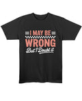 Black Regular Fit T-shirt Front Design