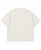 Off-white waffle boxy fit Back Design