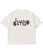 Off-white waffle boxy fit Front Design