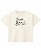 Off White Boxy Fit T-shirt Front Design