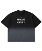 Humanity Black Ombré Wash Boxy Fit T-shirt