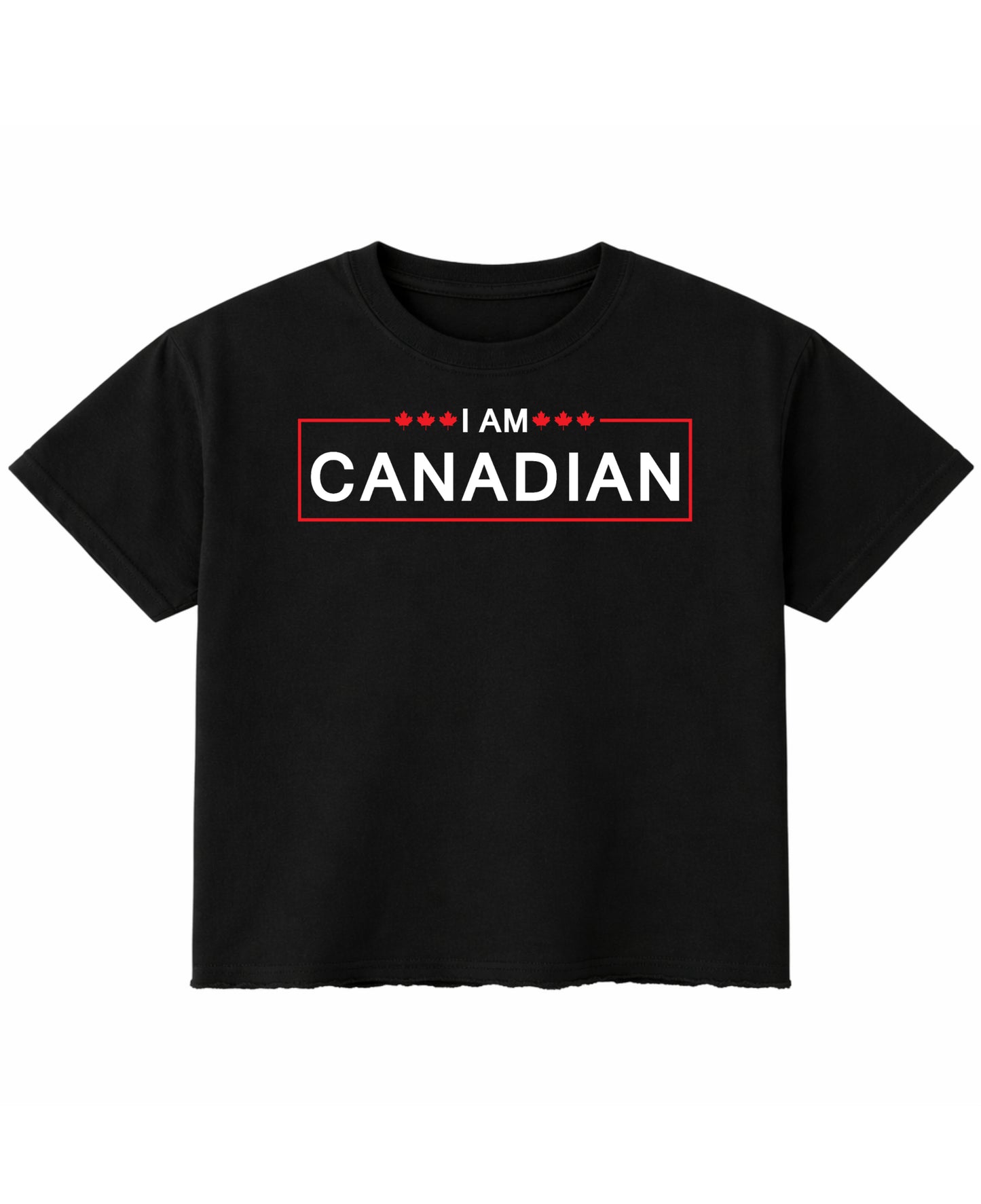 Black Boxy Fit T-shirt Front Design