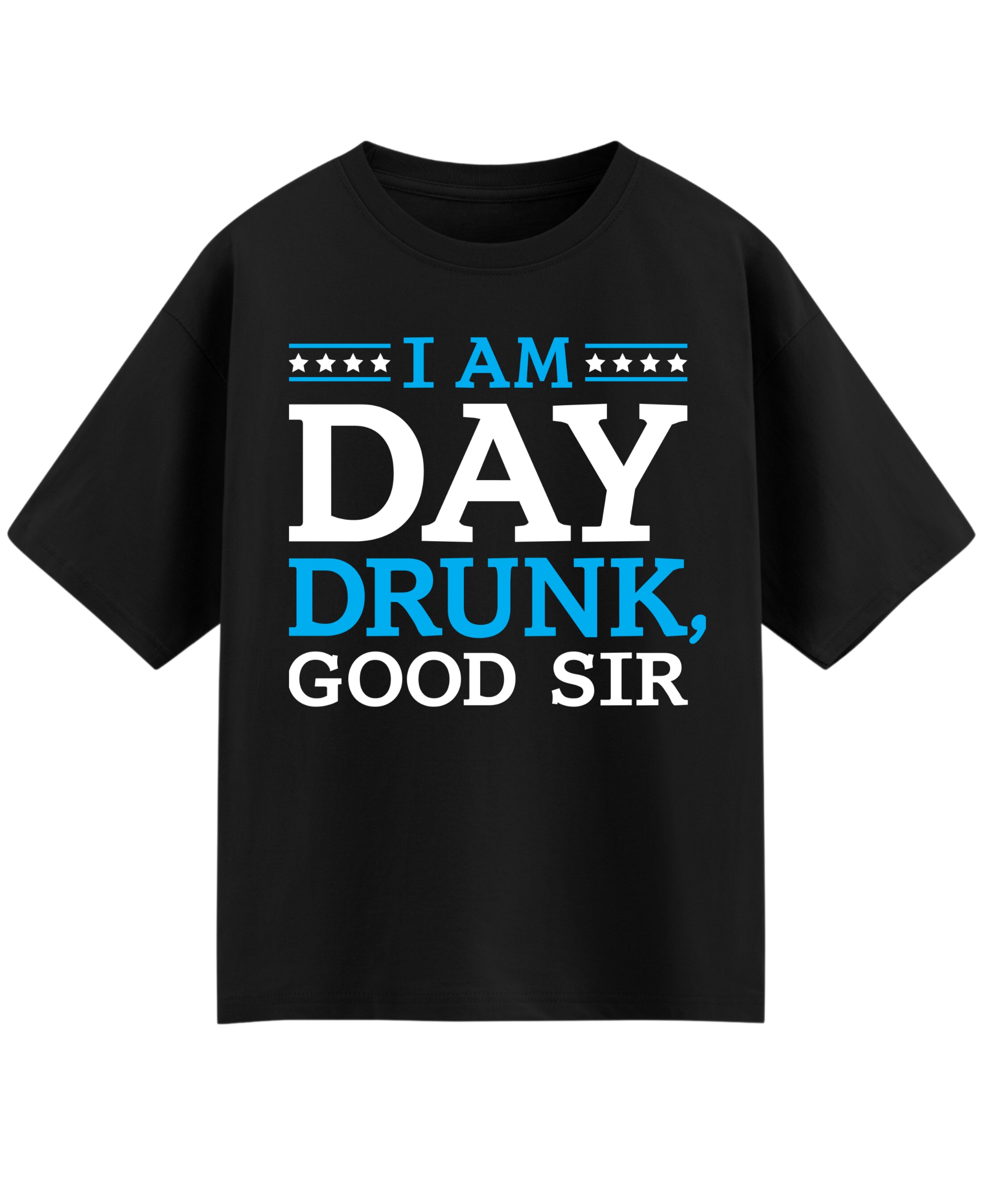 Black Oversized T-shirt Front Design