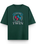 Bottle Green Oversized T-Shirt Front Design