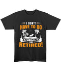 Black Regular Fit T-shirt Front Design