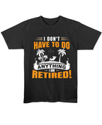 Black Regular Fit T-shirt Front Design