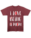 Maroon Regular Fit T-shirt Front Design