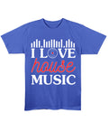 Blue Regular Fit T-shirt Front Design