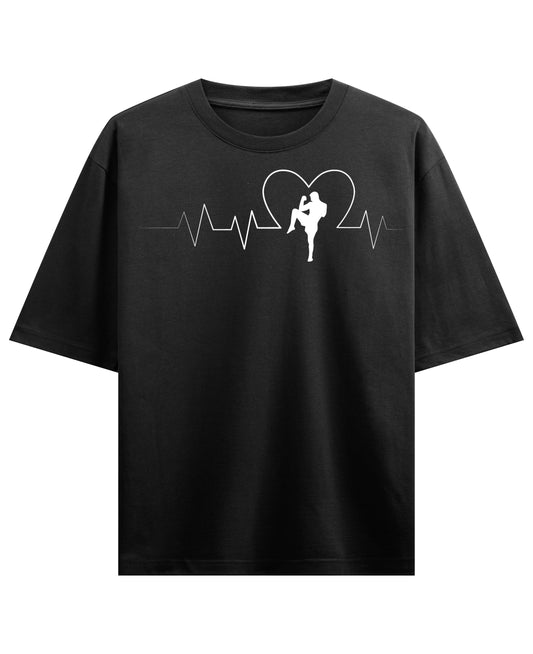 Black Oversized T-shirt Front Design