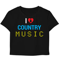 Black Baby Tee Front Design