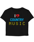 Black Baby Tee Front Design