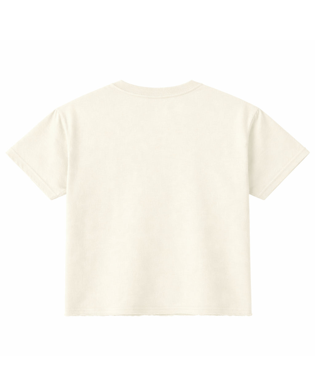 Off White Boxy Fit T-shirt Back Design