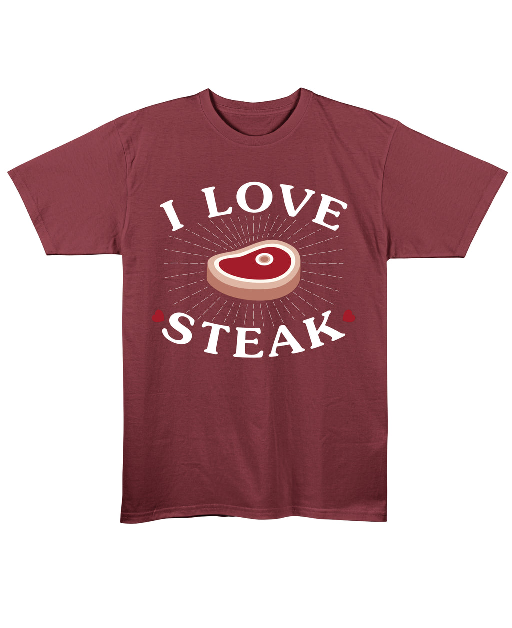 Maroon Regular Fit T-shirt Front Design