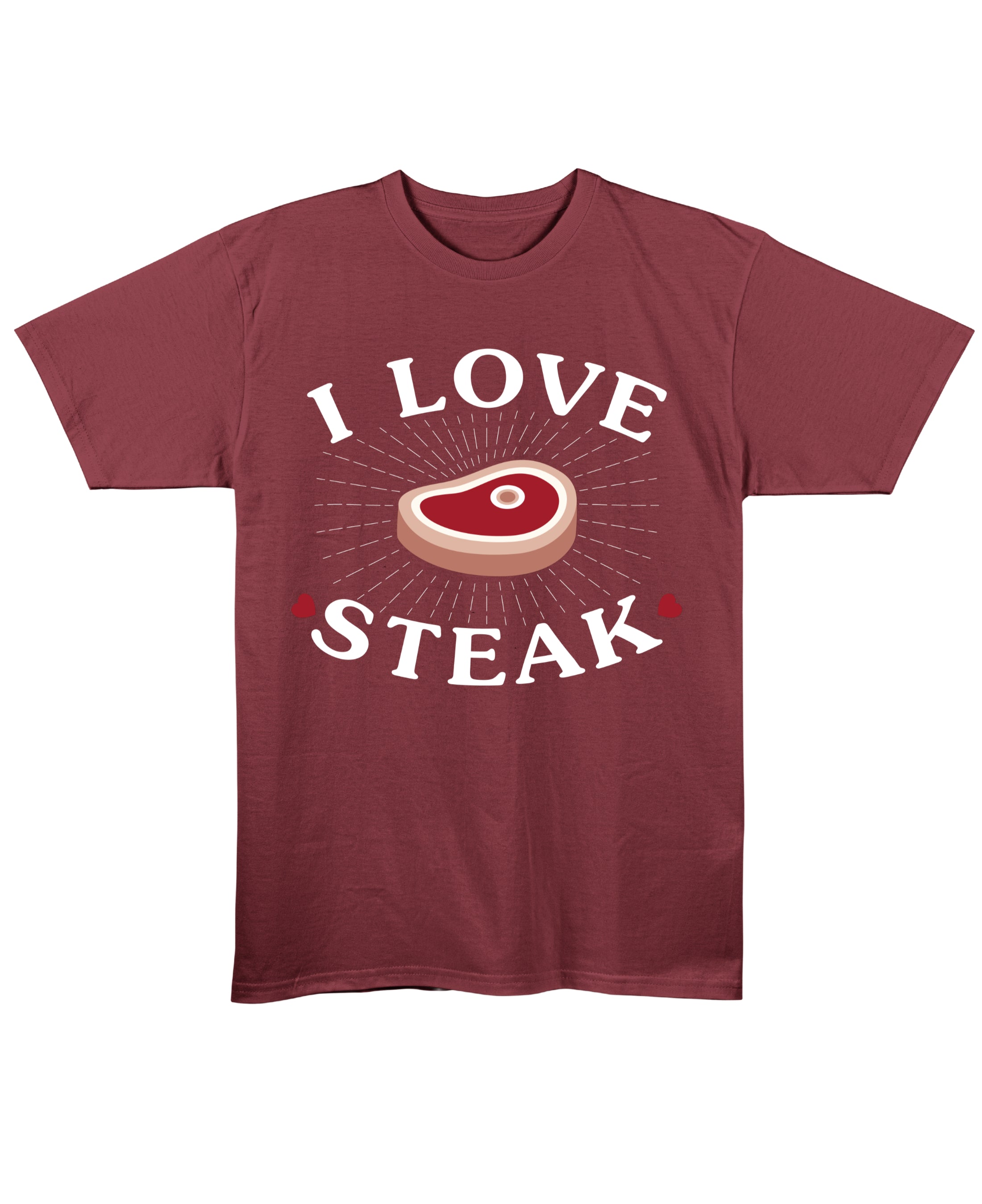 Maroon Regular Fit T-shirt Front Design