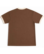 I Love Vacations Mousse & Cream Ringer Tee