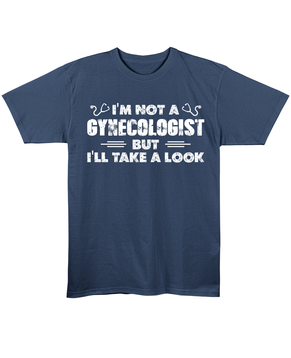 Navy Blue Regular Fit T-shirt Front Design