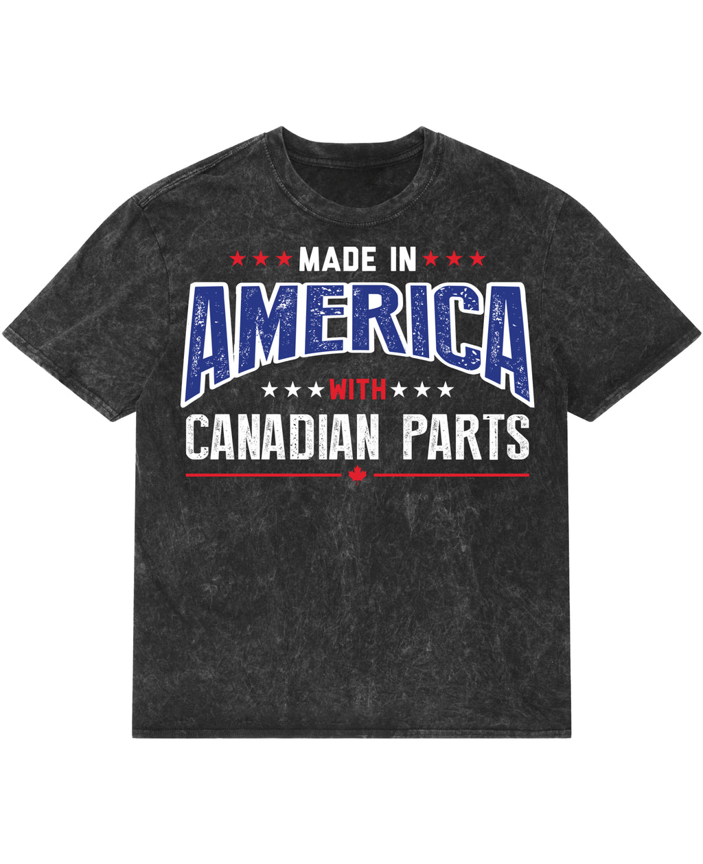 Acidwash Oversized T-shirt Front Design