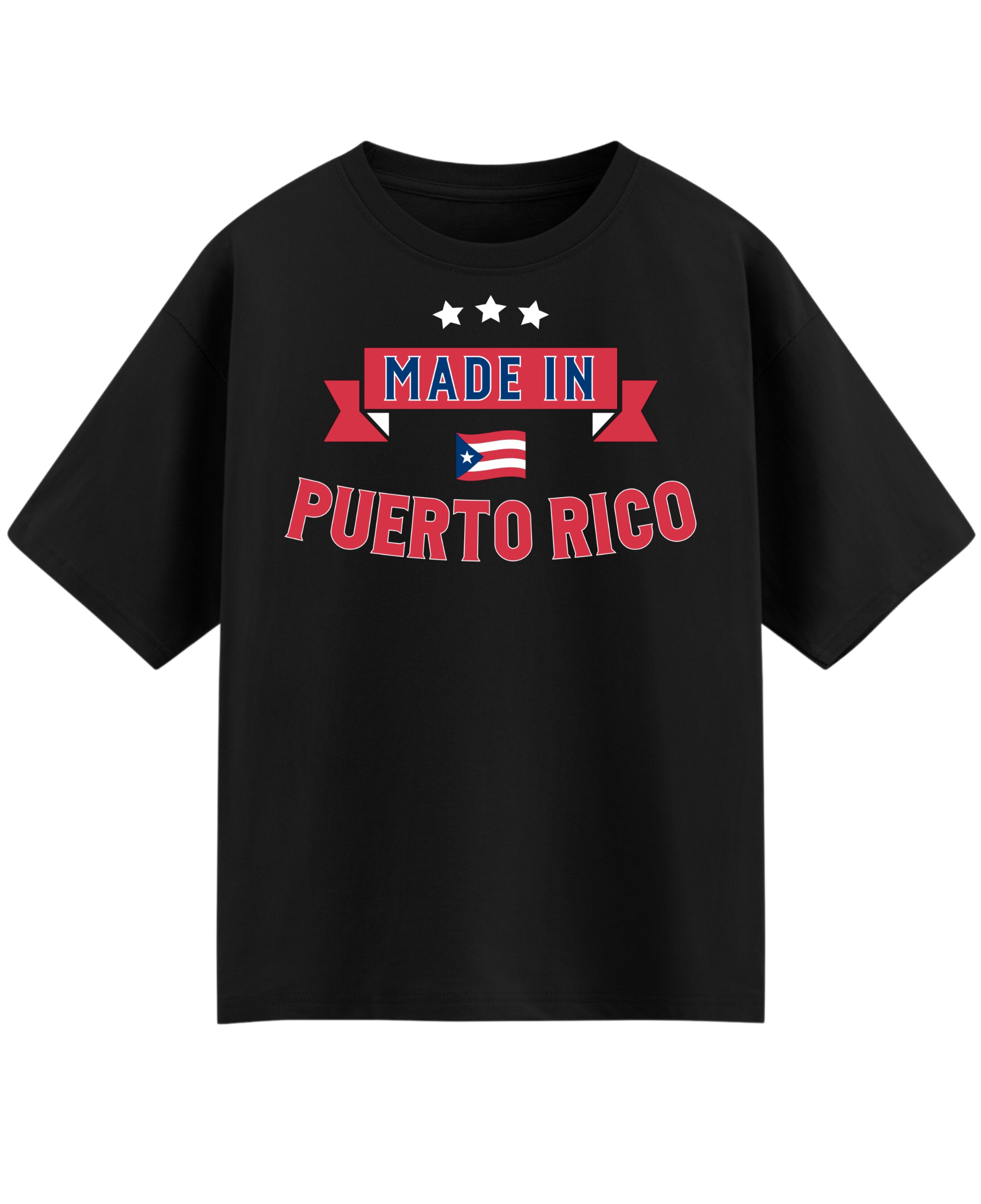 Black Oversized T-shirt Front Design
