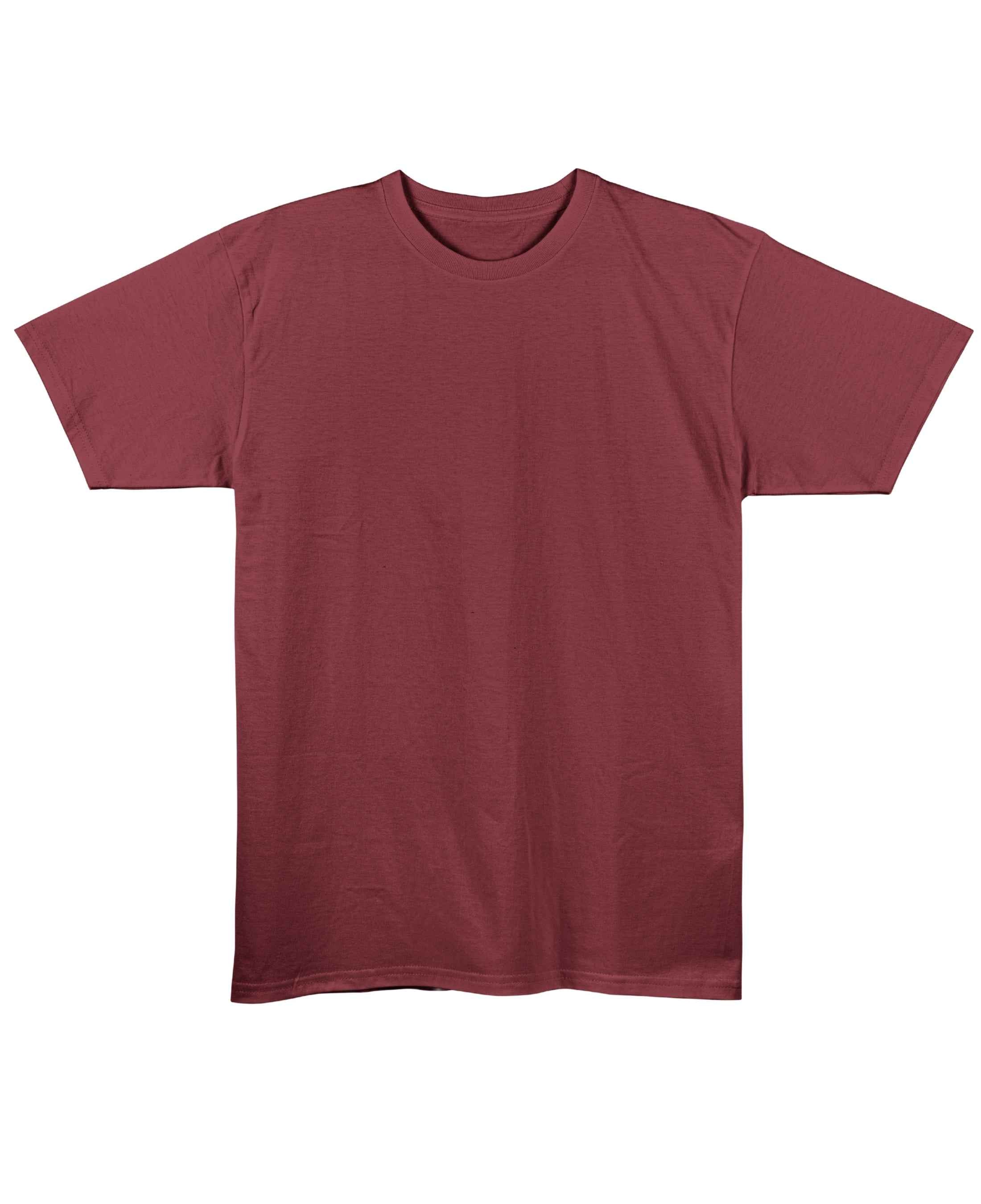 Maroon Regular Fit T-Shirt