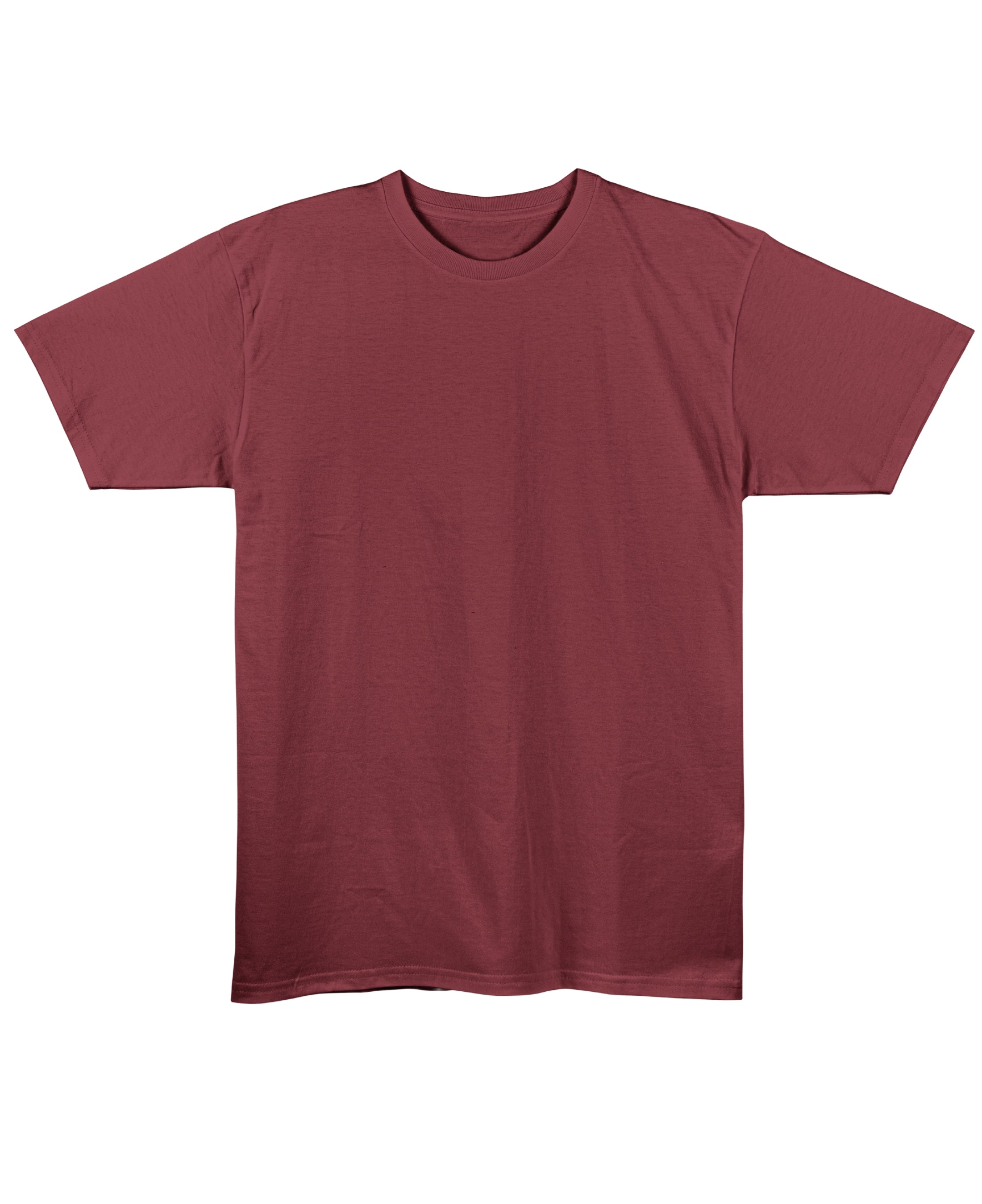Maroon Regular Fit T-shirt Front Design