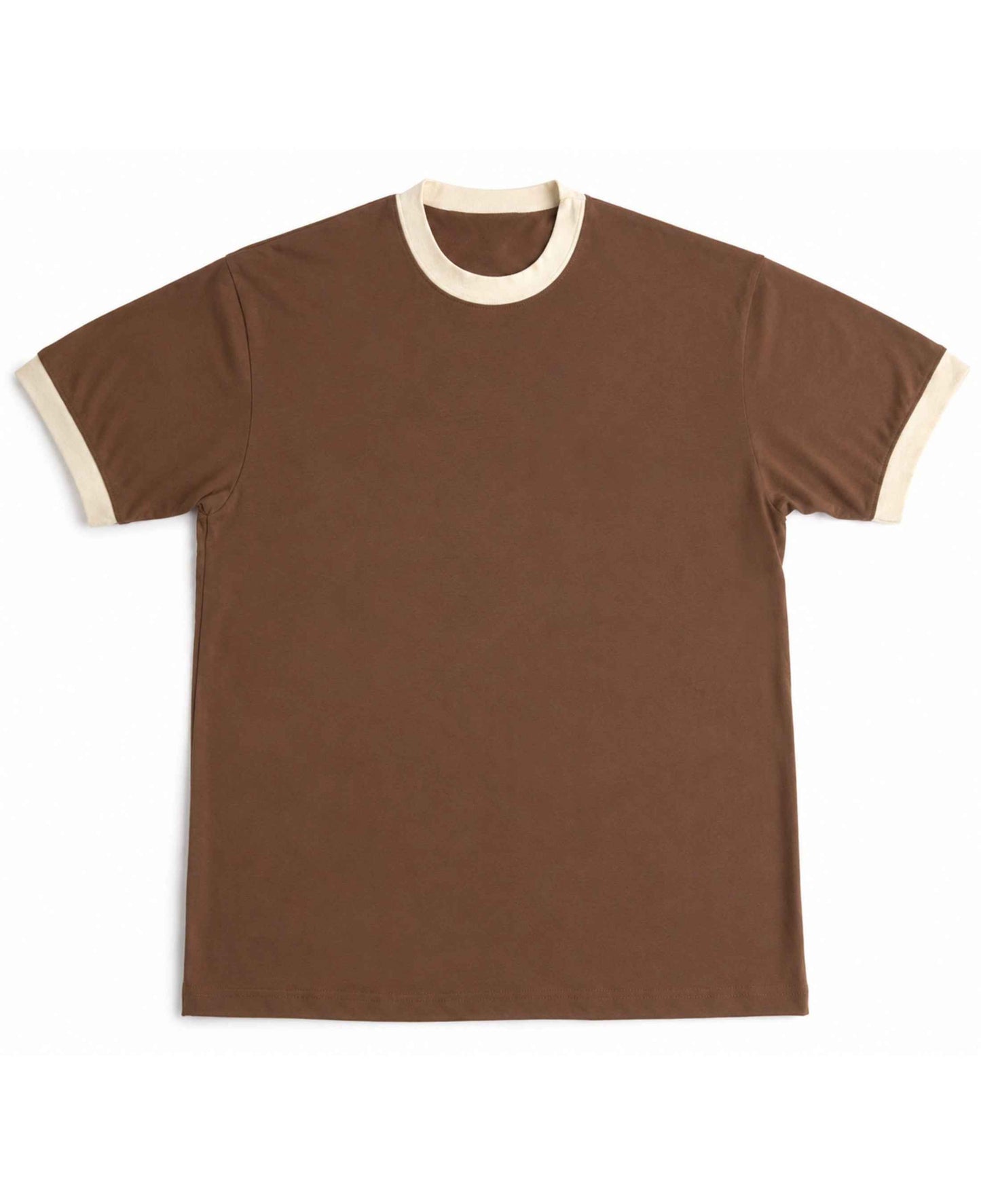 Mousse & Cream Ringer Tee
