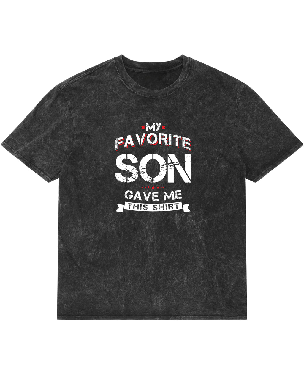 Acidwash Oversized T-shirt Front Design