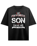 Black Oversized T-shirt Front Design