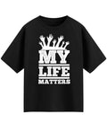 Black Oversized T-shirt Front Design