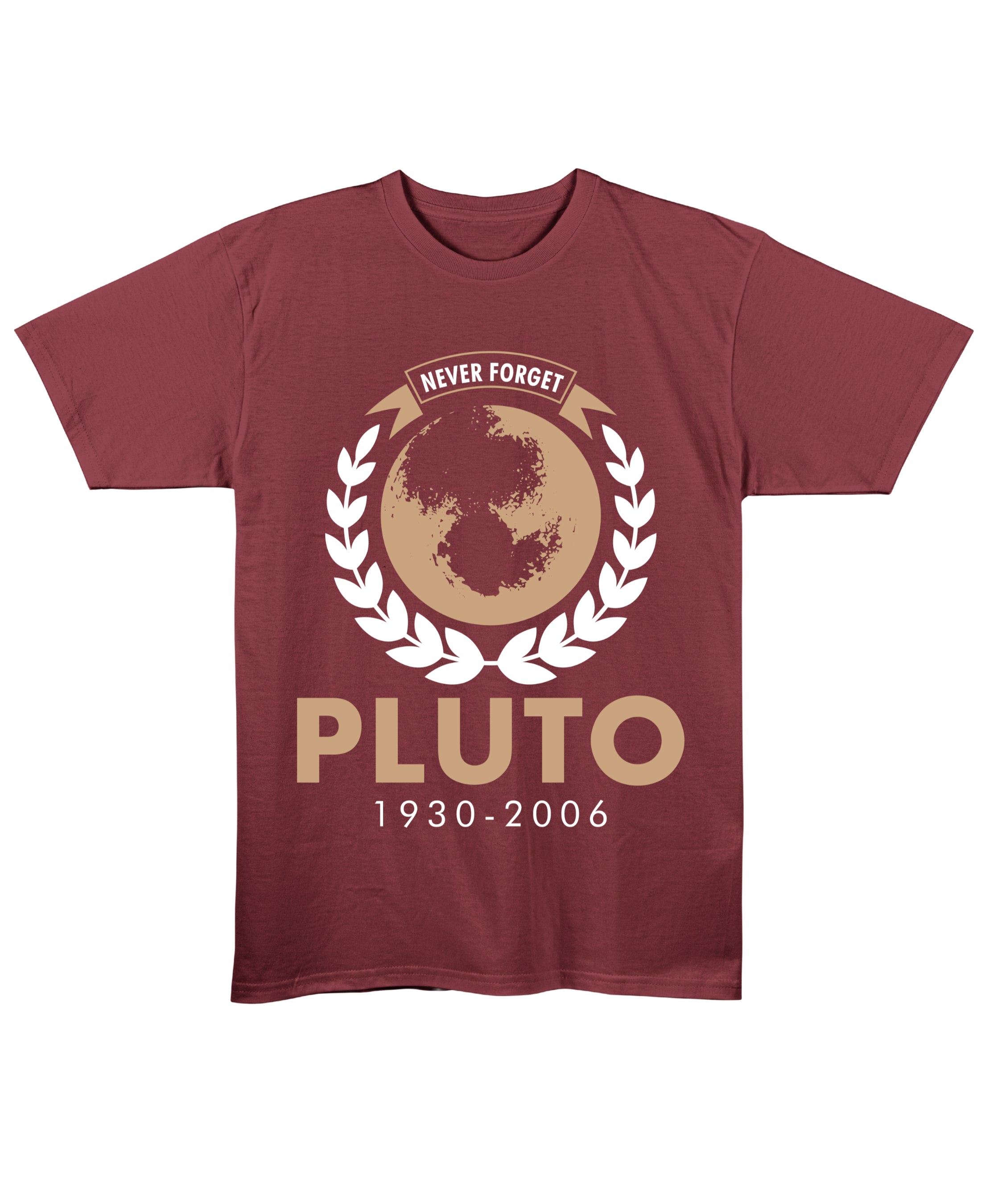 Maroon Regular Fit T-shirt Front Design