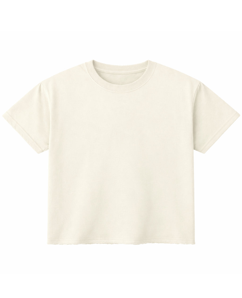 Off White Boxy Fit T-shirt Front Design