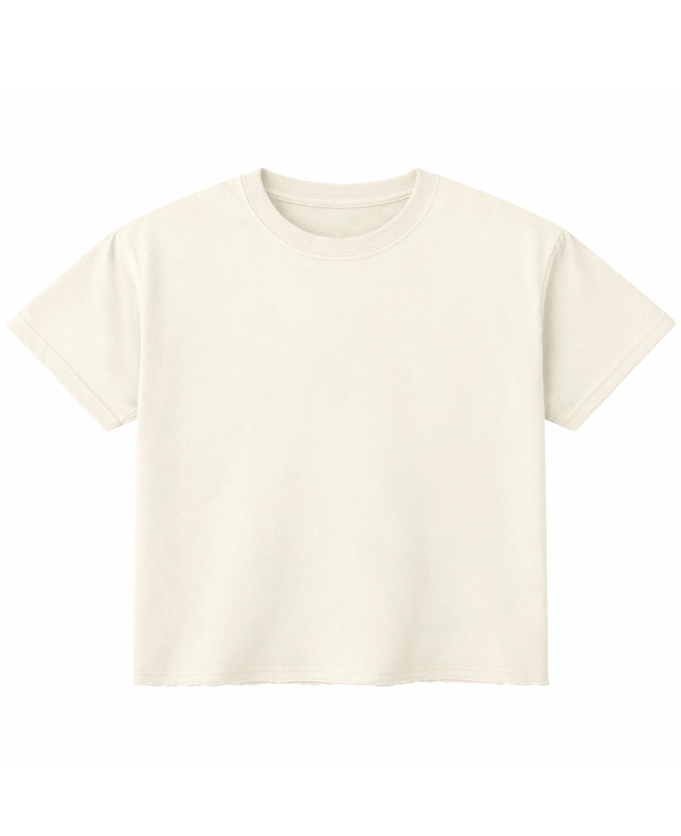 Off White Boxy Fit T-shirt Front Design