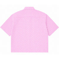 Pink Gingham Oxford Boxy Shirt