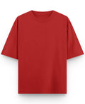 Red Oversized T-shirt Front Design