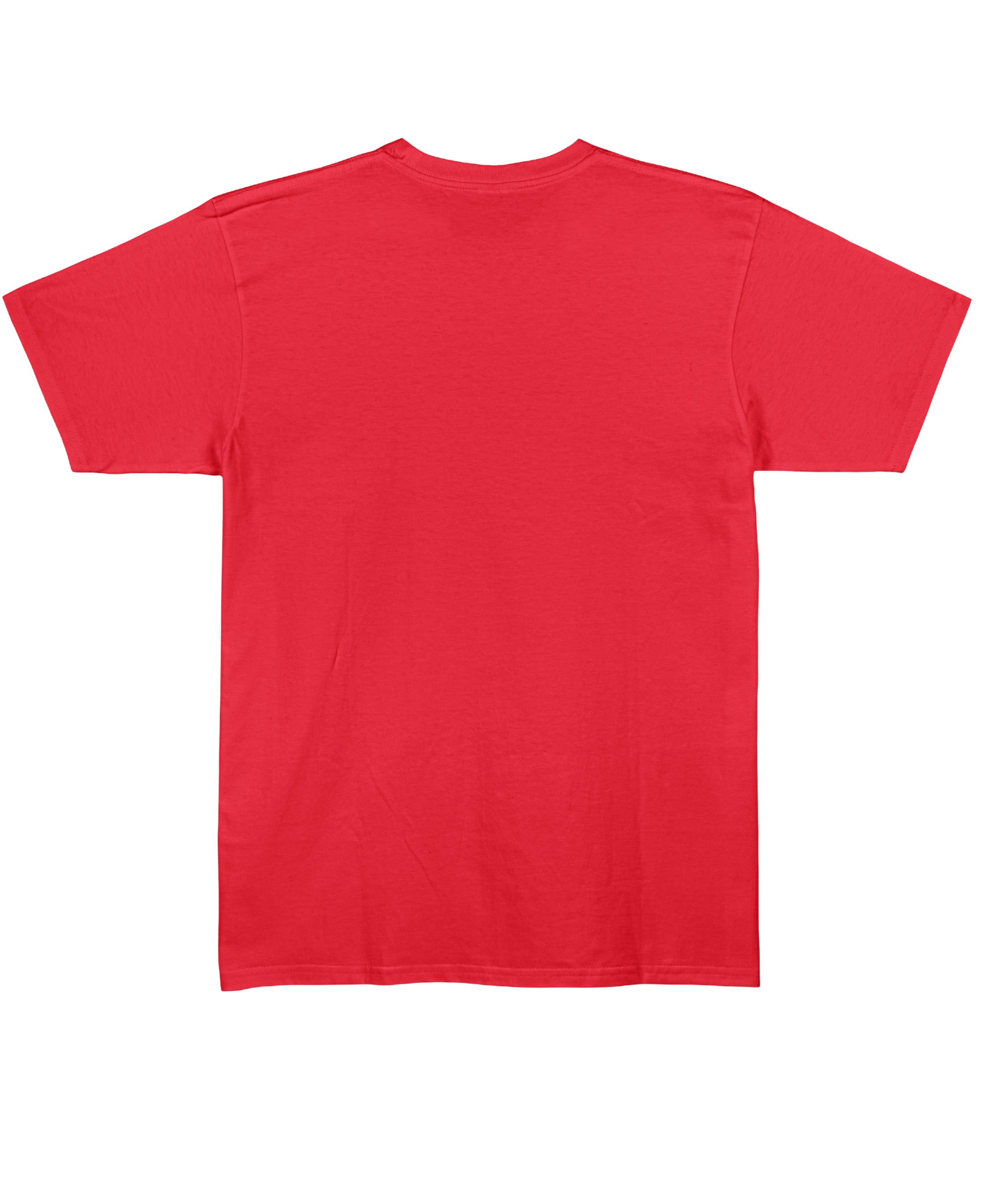 Red Regular Fit T-shirt Back Design