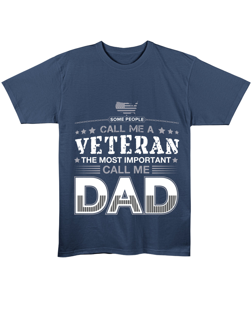 Navy Blue Regular Fit T-shirt Front Design