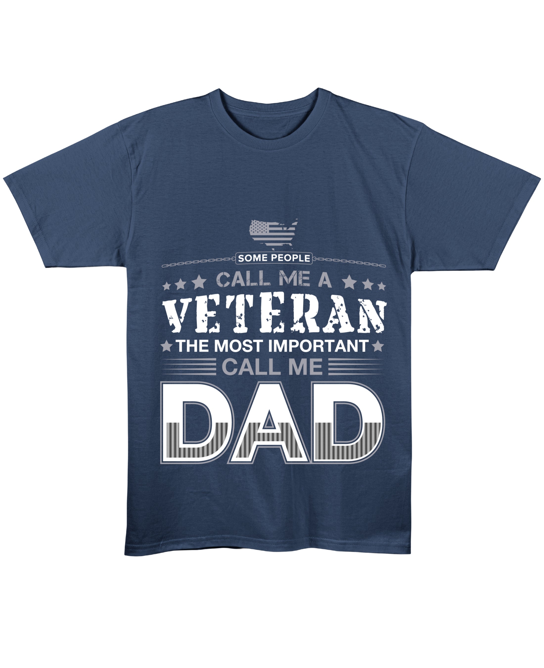 Navy Blue Regular Fit T-shirt Front Design