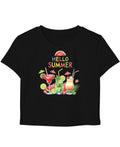 Black Baby Tee Front Design