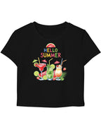 Black Baby Tee Front Design