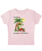 Baby Pink Baby Tee Front Design
