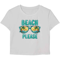 Summer Season Quotes White Baby Tee