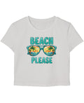 White Baby Tee Front Design