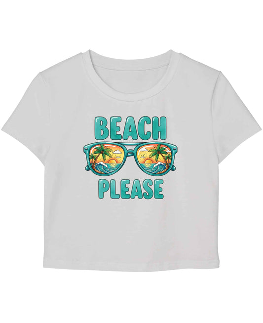 Summer Season Quotes White Baby Tee