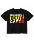 Black Boxy Fit T-shirt Front Design